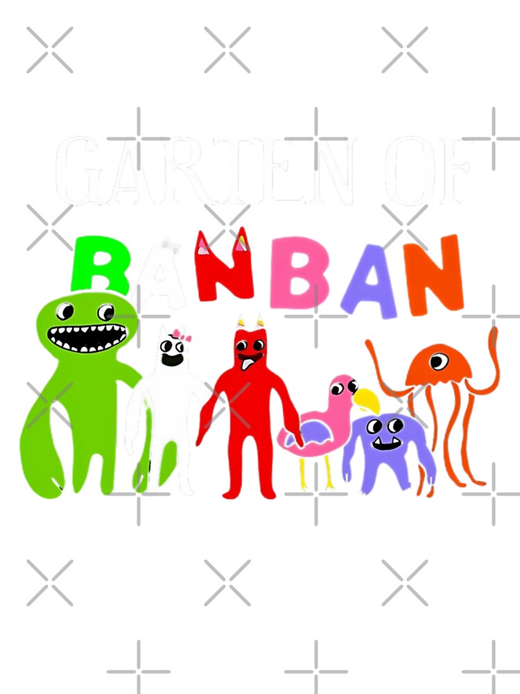 Garten Of Banban Main Characters Throw Pillow - Image 2