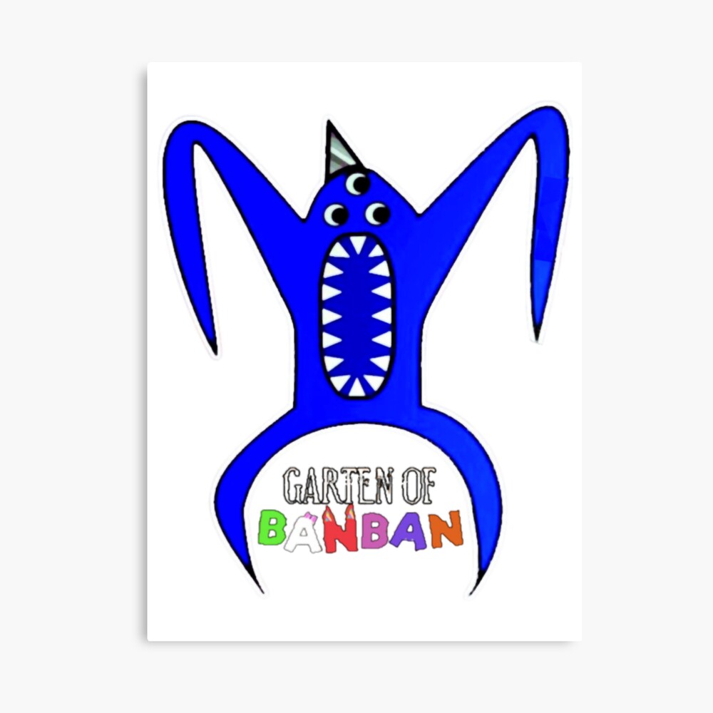 Nab Nab Garten Of Banban Logo And Characters Poster