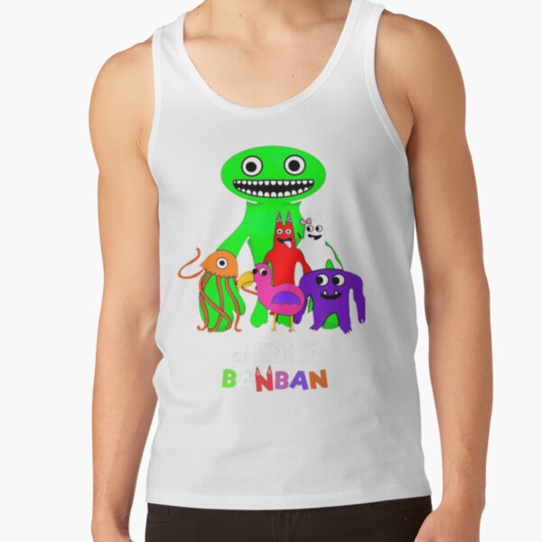 Garten Of Banban Group Characters Active 1 Tank Top - Image 2
