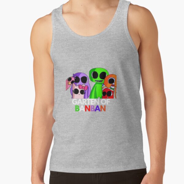 Funny Garten Of Banban Characters Tank Top - Image 4