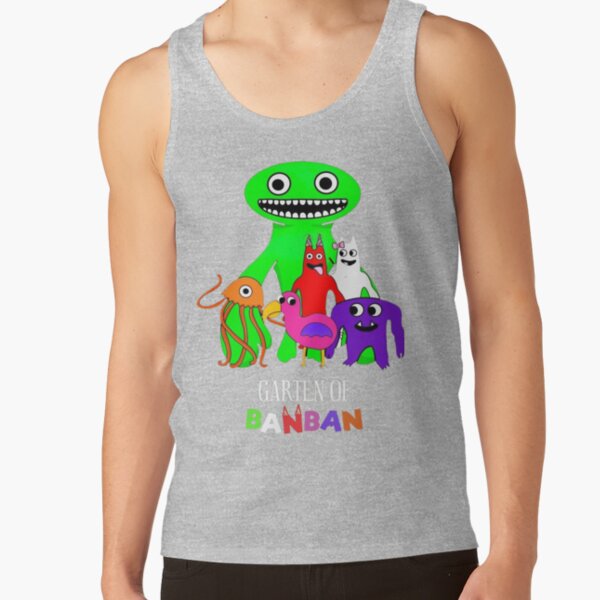 Garten Of Banban Group Characters Active 1 Tank Top - Image 4