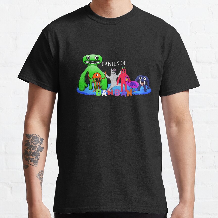 Garten Of Banban Monsters Game Artwork T-shirt