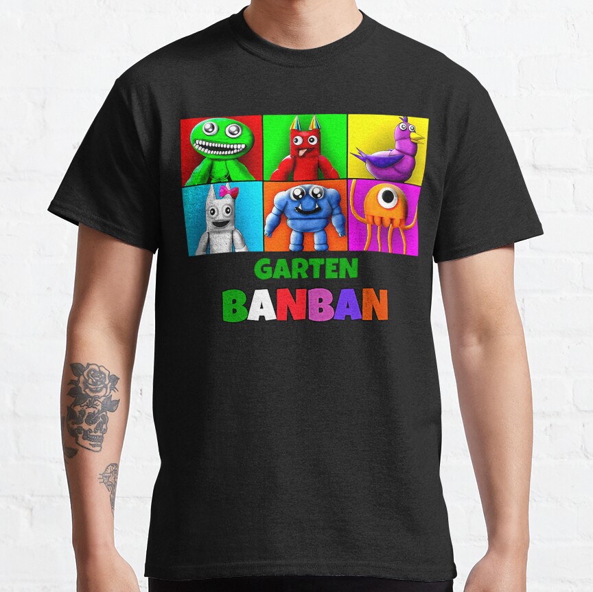 Garten Of Banban Characters 4 T-shirt