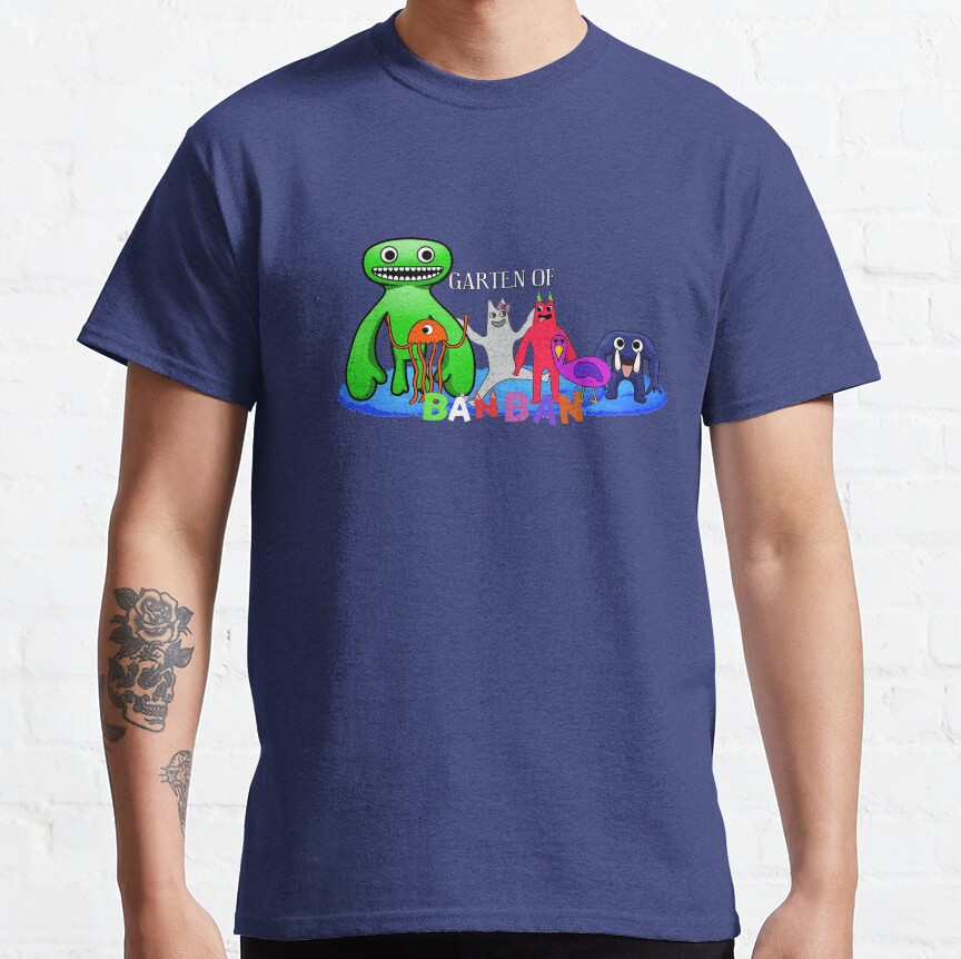 Garten Of Banban Monsters Game Artwork T-shirt - Image 5