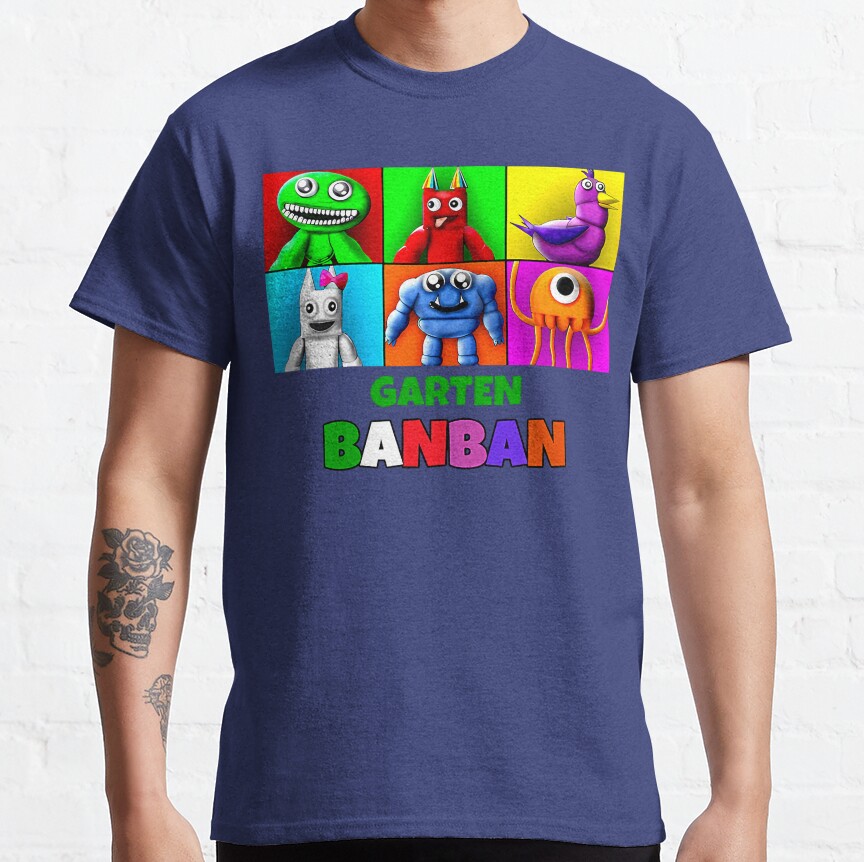 Garten Of Banban Characters 4 T-shirt - Image 5