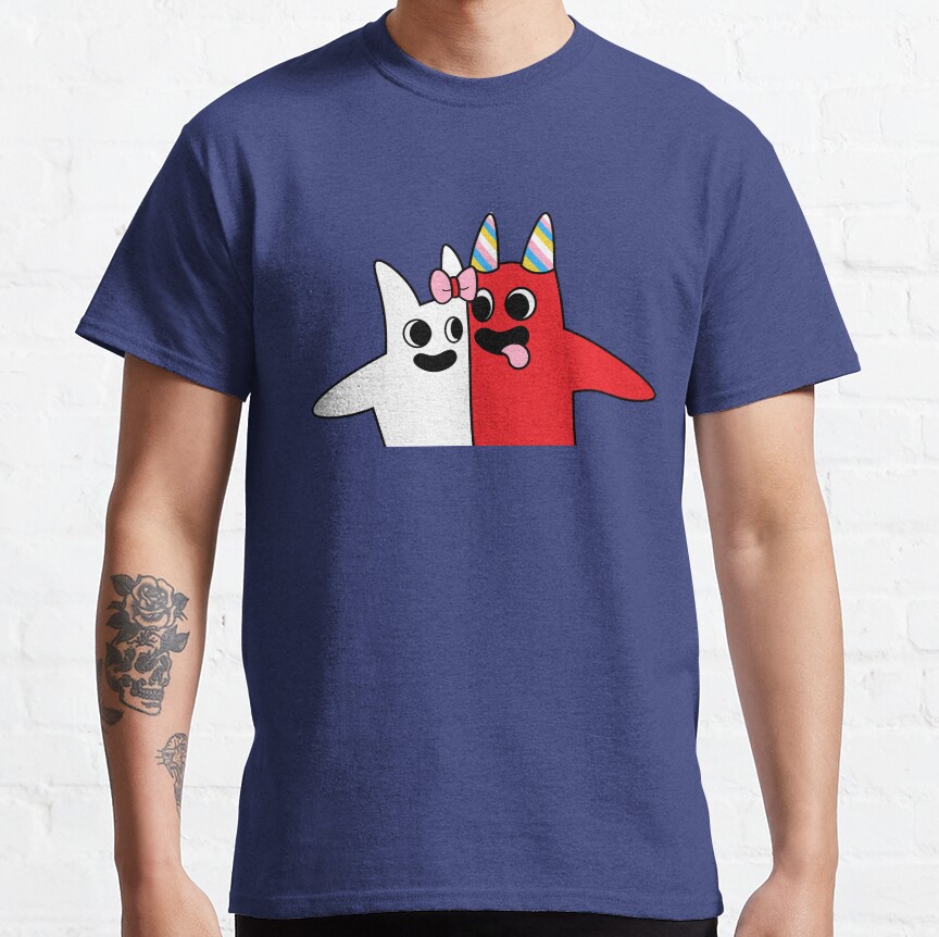 Banban And Banbaleena From Garten Of Banban T-shirt - Image 5