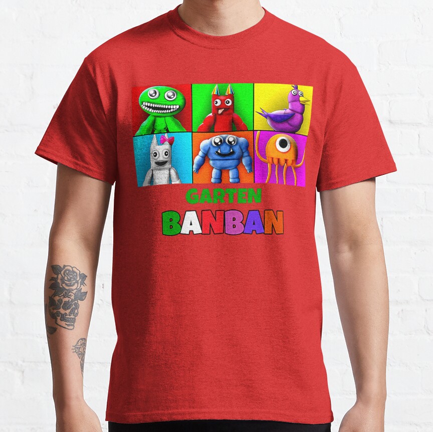 Garten Of Banban Characters 4 T-shirt - Image 6
