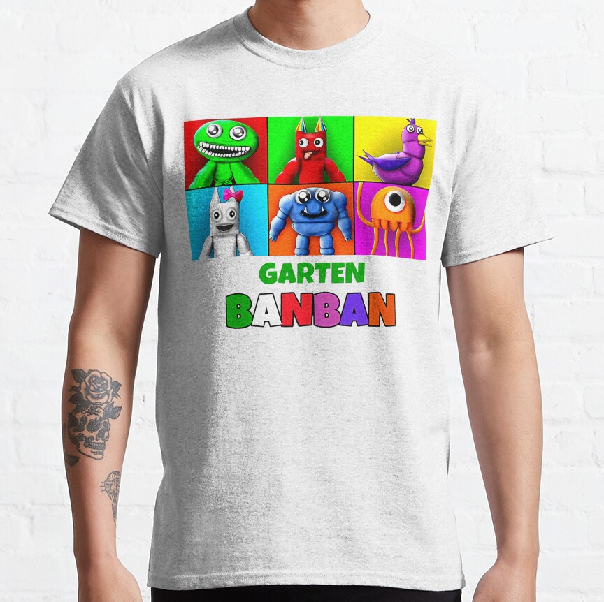Garten Of Banban Characters 4 T-shirt - Image 2