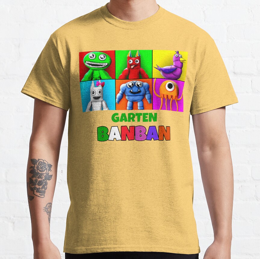 Garten Of Banban Characters 4 T-shirt - Image 7