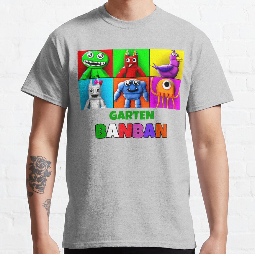Garten Of Banban Characters 4 T-shirt - Image 4