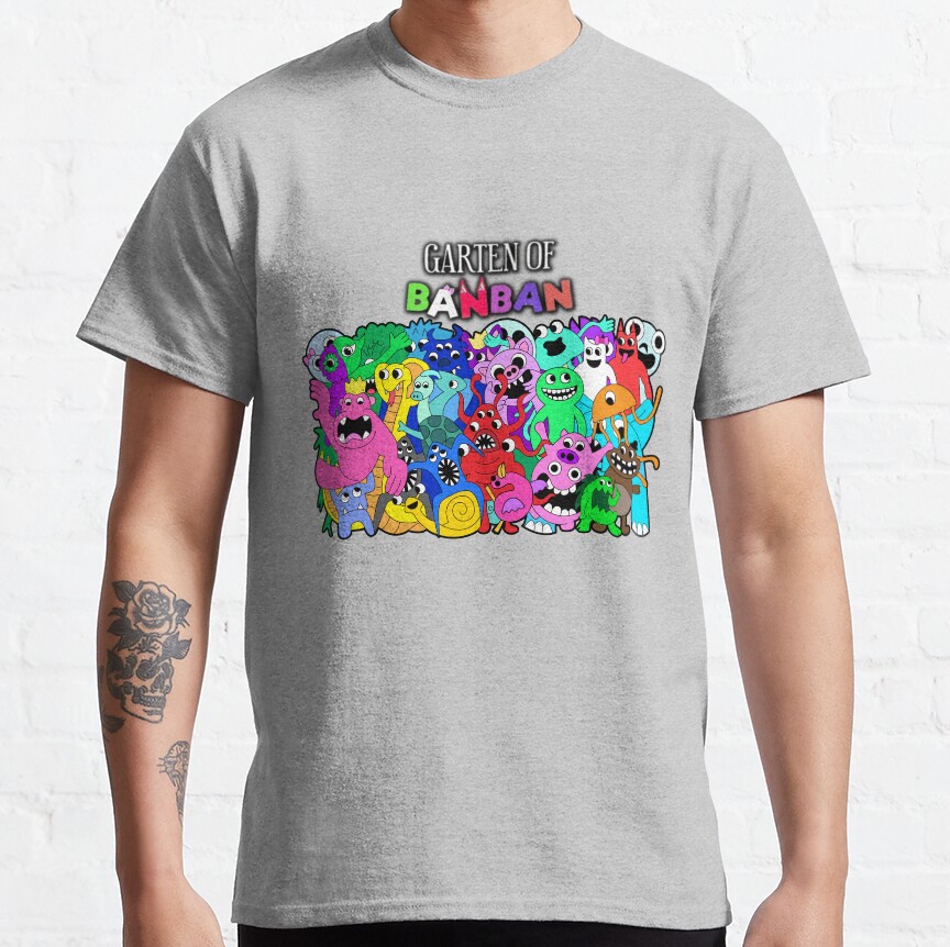 Garten Of Banban Characters T-shirt - Image 4