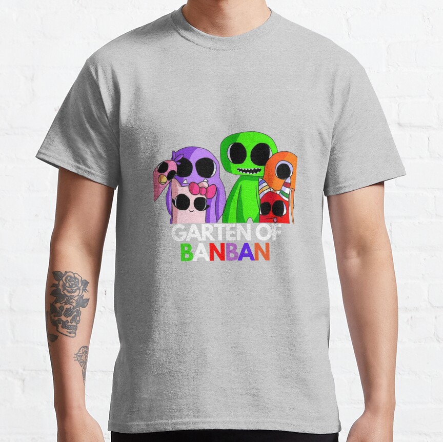 Funny Garten Of Banban Characters T-shirt - Image 4