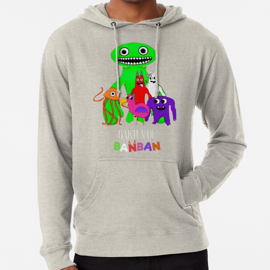 Garten Of Banban Group Characters Active 1 Hoodie - Image 4