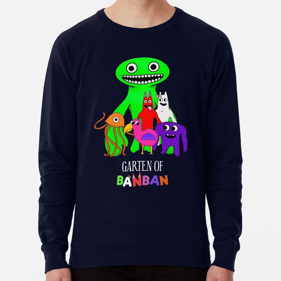 Garten Of Banban Group Characters Active 1 Sweatshirt - Image 6