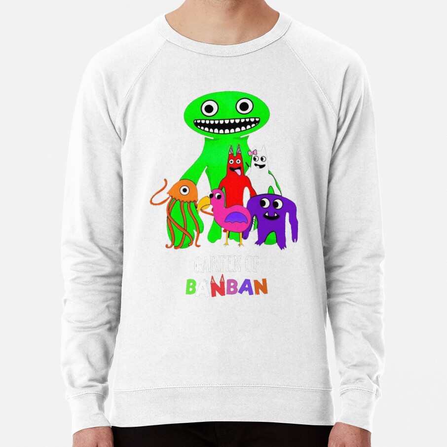 Garten Of Banban Group Characters Active 1 Sweatshirt - Image 2