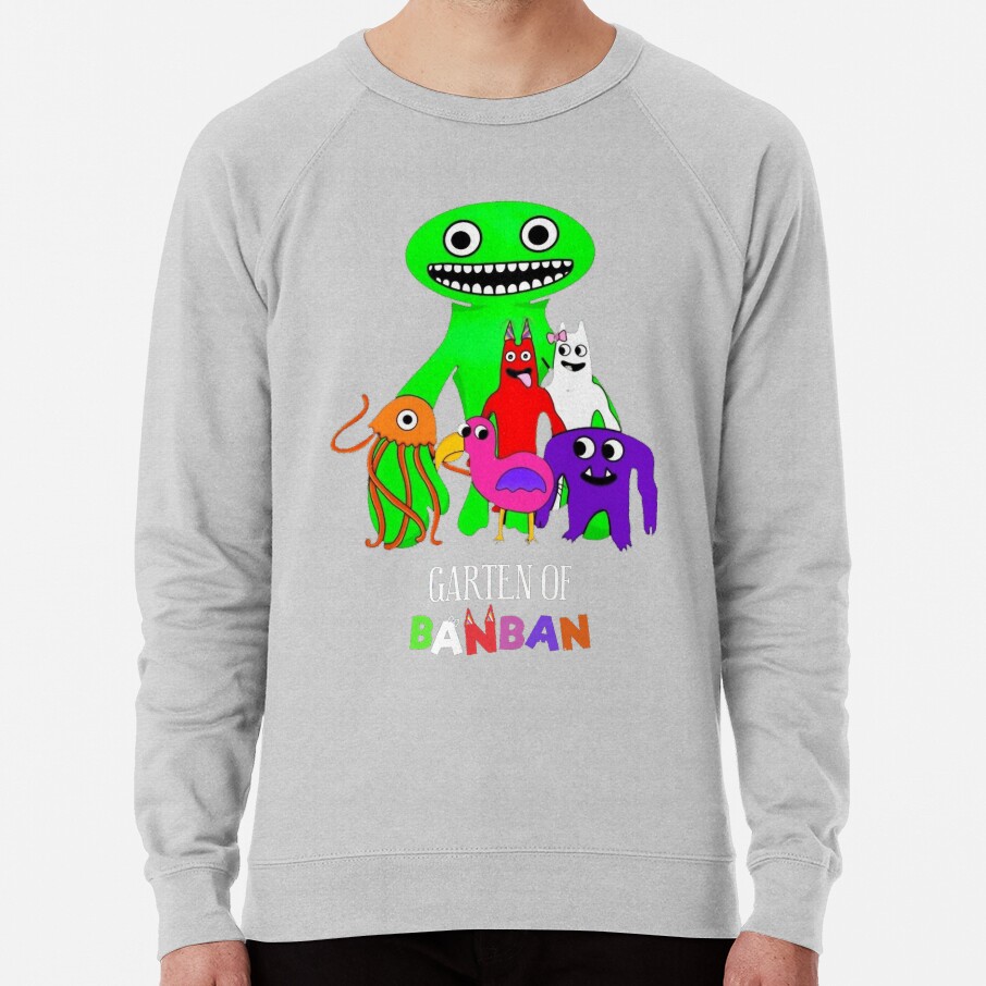Garten Of Banban Group Characters Active 1 Sweatshirt - Image 5