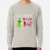 ssrcolightweight sweatshirtmensoatmeal heatherfrontsquare productx1000 bgf8f8f8 18 - Garten Of Banban Store