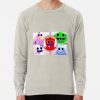 ssrcolightweight sweatshirtmensoatmeal heatherfrontsquare productx1000 bgf8f8f8 40 - Garten Of Banban Store